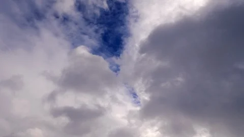 Spring blue sky with clouds. Stock Footage 108406398