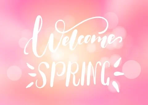 Spring blur BG Stock Illustration
