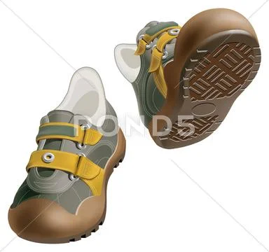 Spring boots Stock Illustration