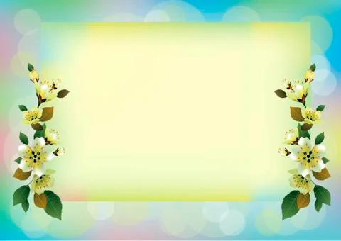 Spring , bouquet of flowers . Stock Illustration