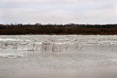 Spring break on the river Stock Photos