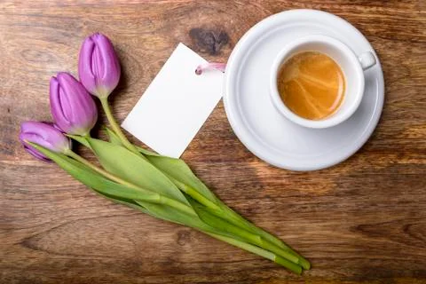 Spring breakfast Fotos Stock