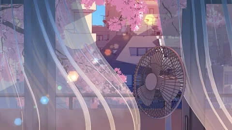 Spring Breeze - Japanese Cityscape Loop 4K Stock Footage 335644946
