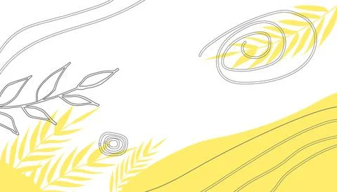 Spring bright abstract background for the banner Illustrazione stock