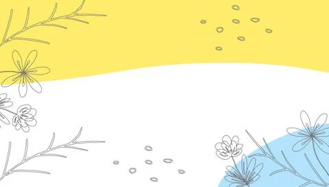 Spring bright abstract background for the banner Illustrazione stock