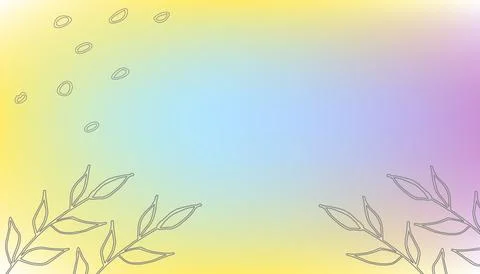 Spring bright abstract background for the banner Stock Illustration
