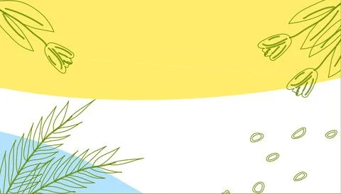 Spring bright abstract background for the banner Stock Illustration