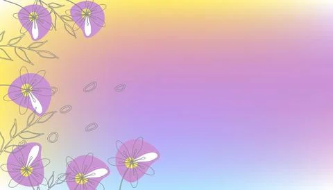 Spring bright abstract background for the banner Stock Illustration