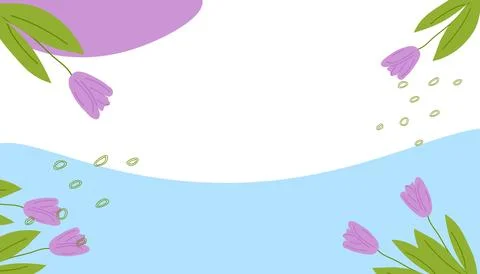 Spring bright abstract background for the banner Illustrazione stock