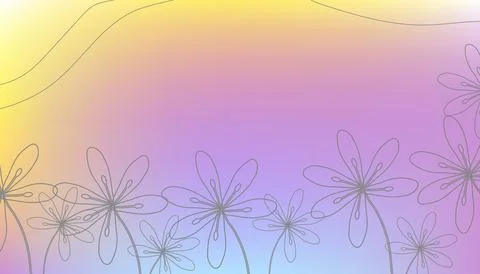 Spring bright abstract background for the banner Illustrazione stock