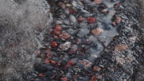 Spring brook after a long winter Stock Footage 149615426