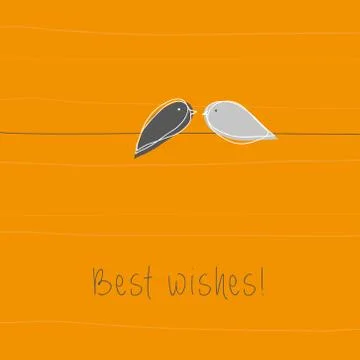 Spring card Stock Illustration