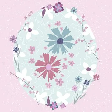 Spring card Illustrazione stock
