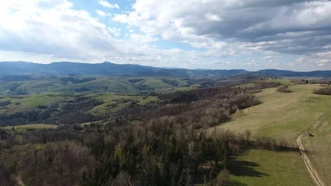 Spring Carpathians Stock Footage 122386793