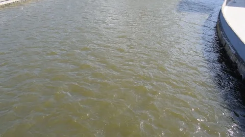 Spring in the city on the river Stock Footage 88872669