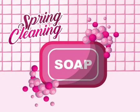 Spring cleaning concept Stock Illustration