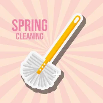 Spring cleaning concept Stock Illustration