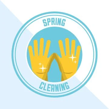 Spring cleaning concept Stock Illustration