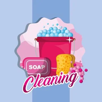 Spring cleaning concept Stock Illustration