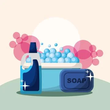 Spring cleaning concept Stock Illustration