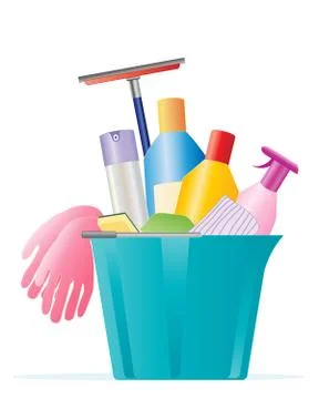 Spring cleaning Stock Illustration