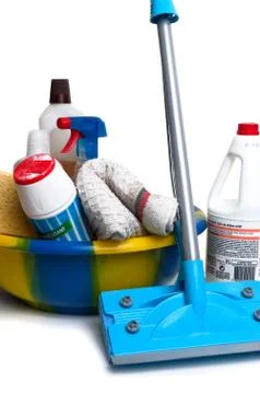 Spring cleaning Stock Photos