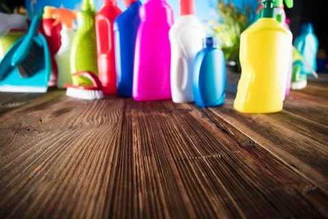 Spring cleaning. Stock Photos