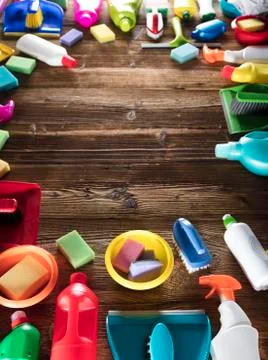 Spring cleaning. Stock Photos