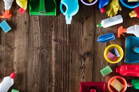 Spring cleaning. Stock Photos