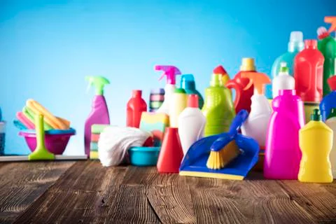 Spring cleaning. Stock Photos