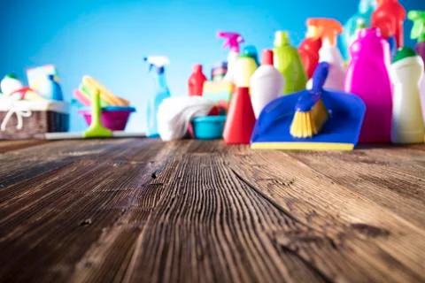 Spring cleaning. Stock Photos