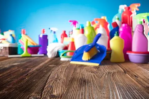 Spring cleaning. Stock Photos