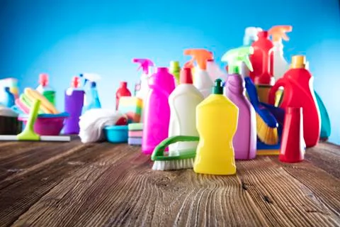 Spring cleaning. Stock Photos