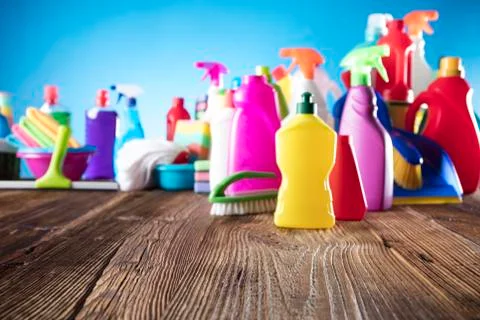 Spring cleaning. Stock Photos