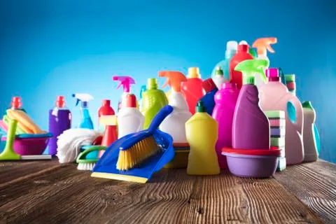 Spring cleaning. Stock Photos