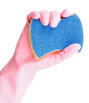 Spring Cleaning sponge Foto stock