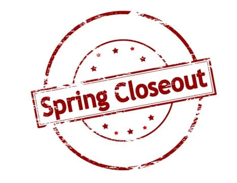 Spring closeout Illustrazione stock