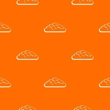 Spring cloud pattern seamless Stock Illustration