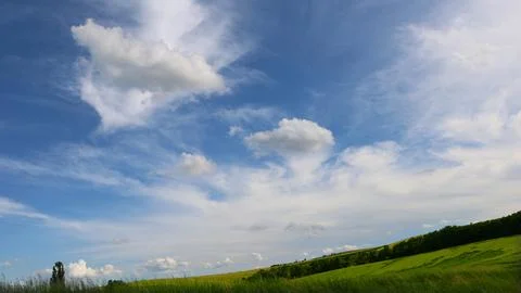 Spring clouds 8K Stock Photos