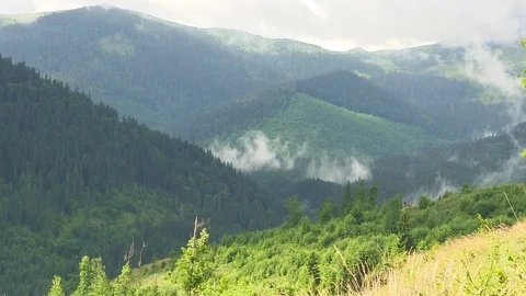 Spring Clouds Mountains. Stock Footage 81200759