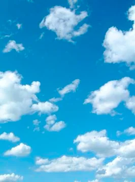 Spring clouds Foto stock