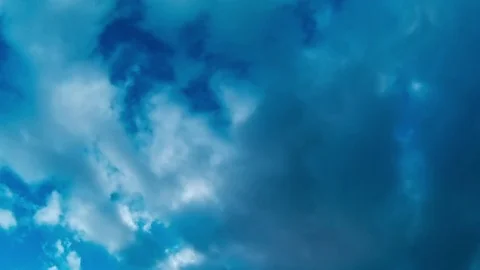 Spring Cloudy Sky Stock Footage 74384060