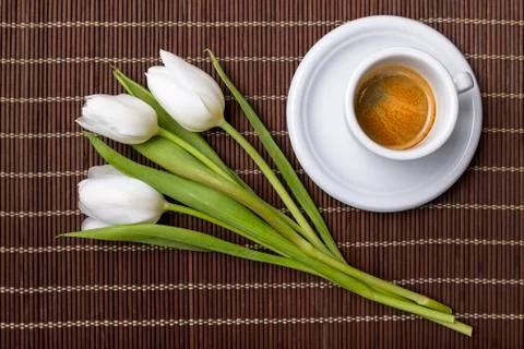 Spring coffee Stock Photos