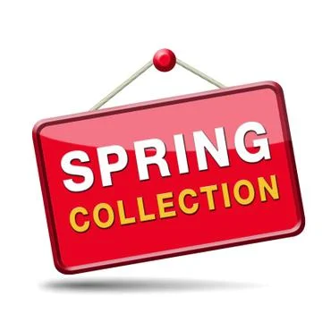 Spring collection Stock Illustration