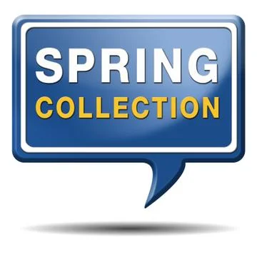Spring collection Illustrazione stock