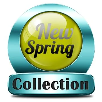 Spring collection Illustrazione stock