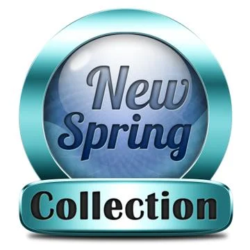 Spring collection Illustrazione stock