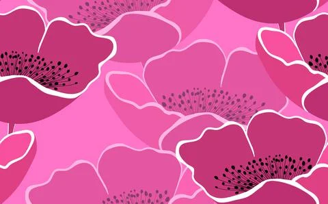 Spring colorful vector illustration with blue roses. Cartoon style. Design for Stock Illustration
