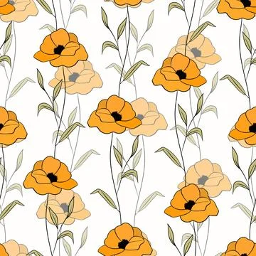 Spring colorful vector illustration with color roses. Cartoon style. Design for Stock Illustration