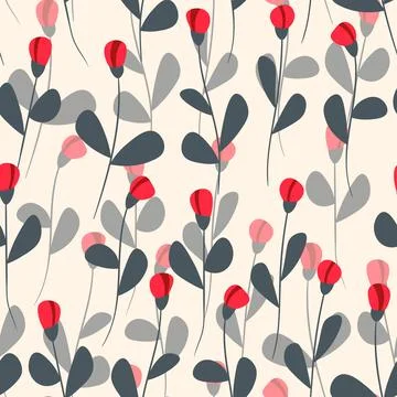 Spring colorful vector illustration with pink roses. Cartoon style. Design for Illustrazione stock